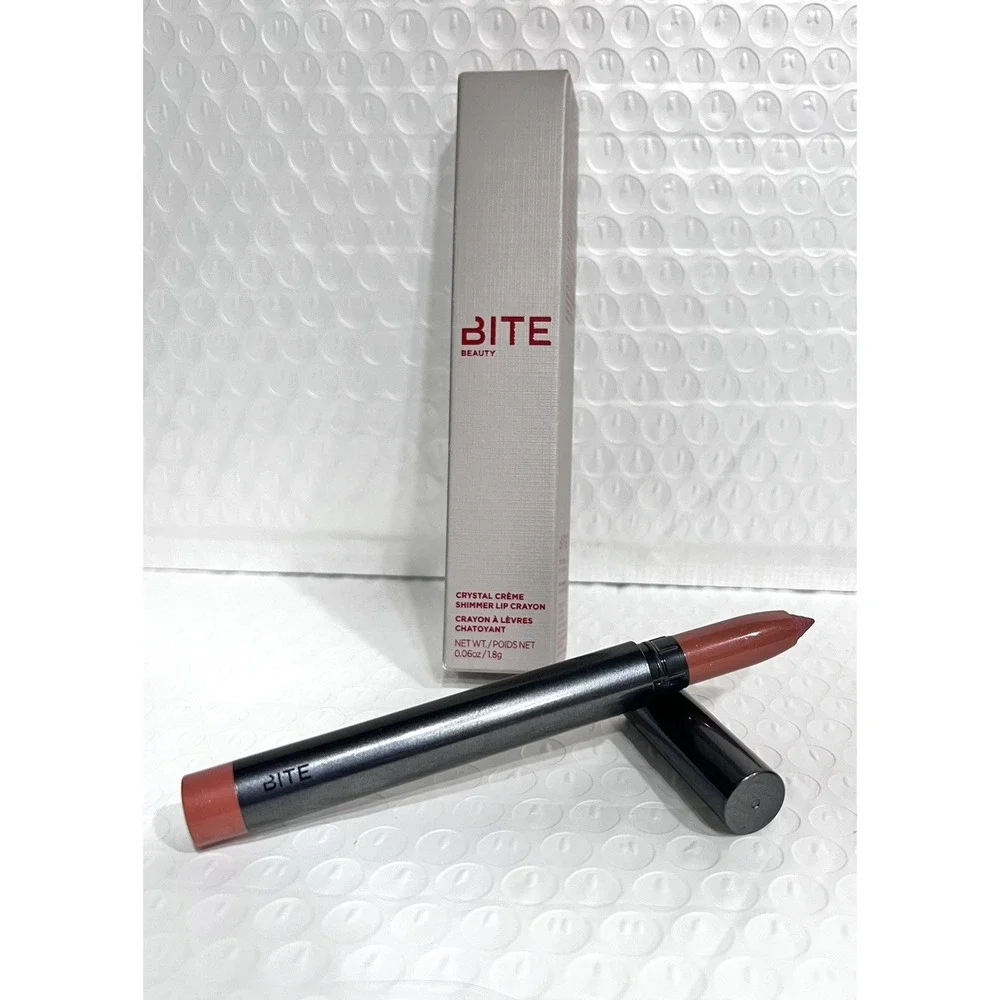 Rose Glace Beauty Crystal Creme Shimmer Lip Crayon Discontinued READ